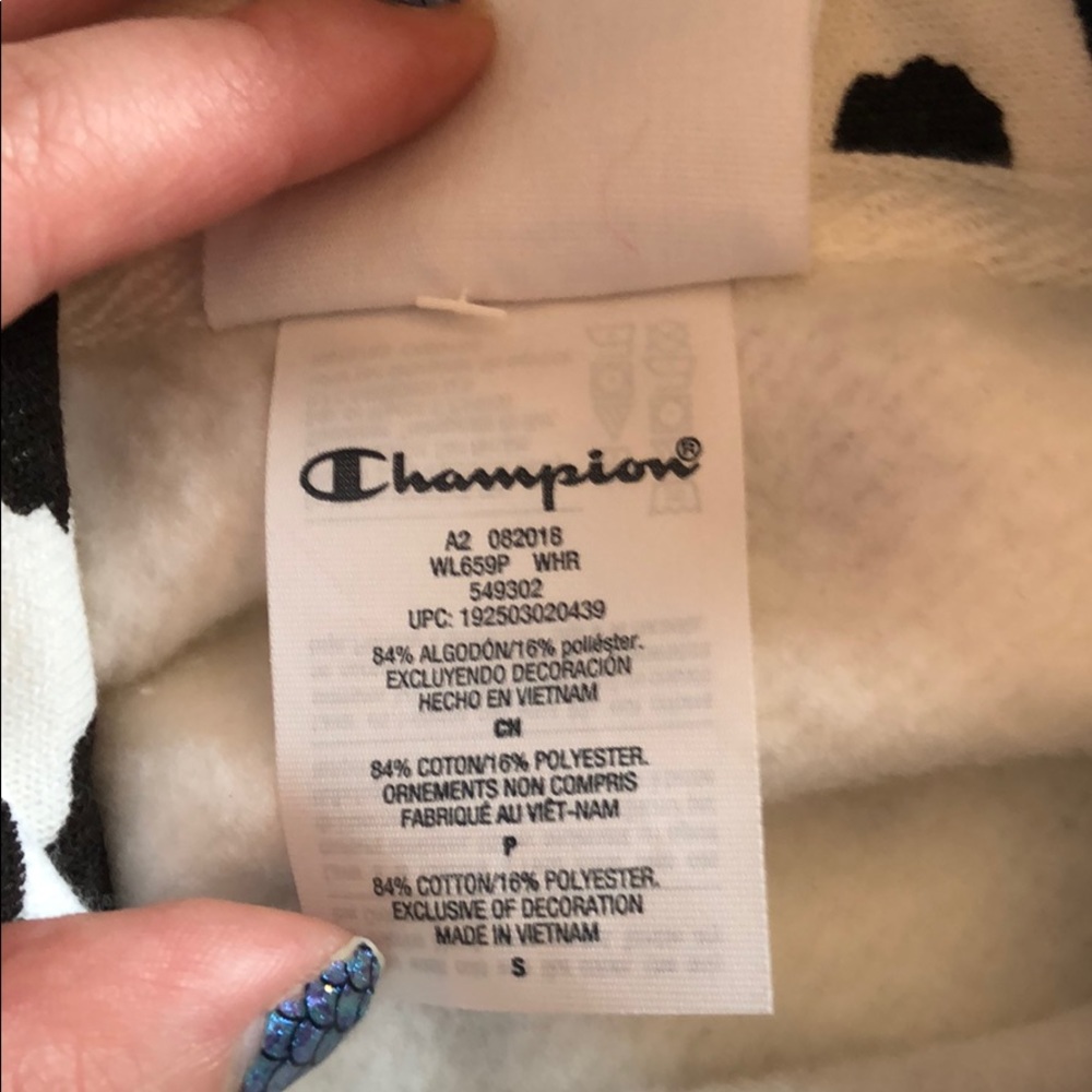 NWT Champion x UO Animal Print Pullover Hoodie - Picture 6 of 8